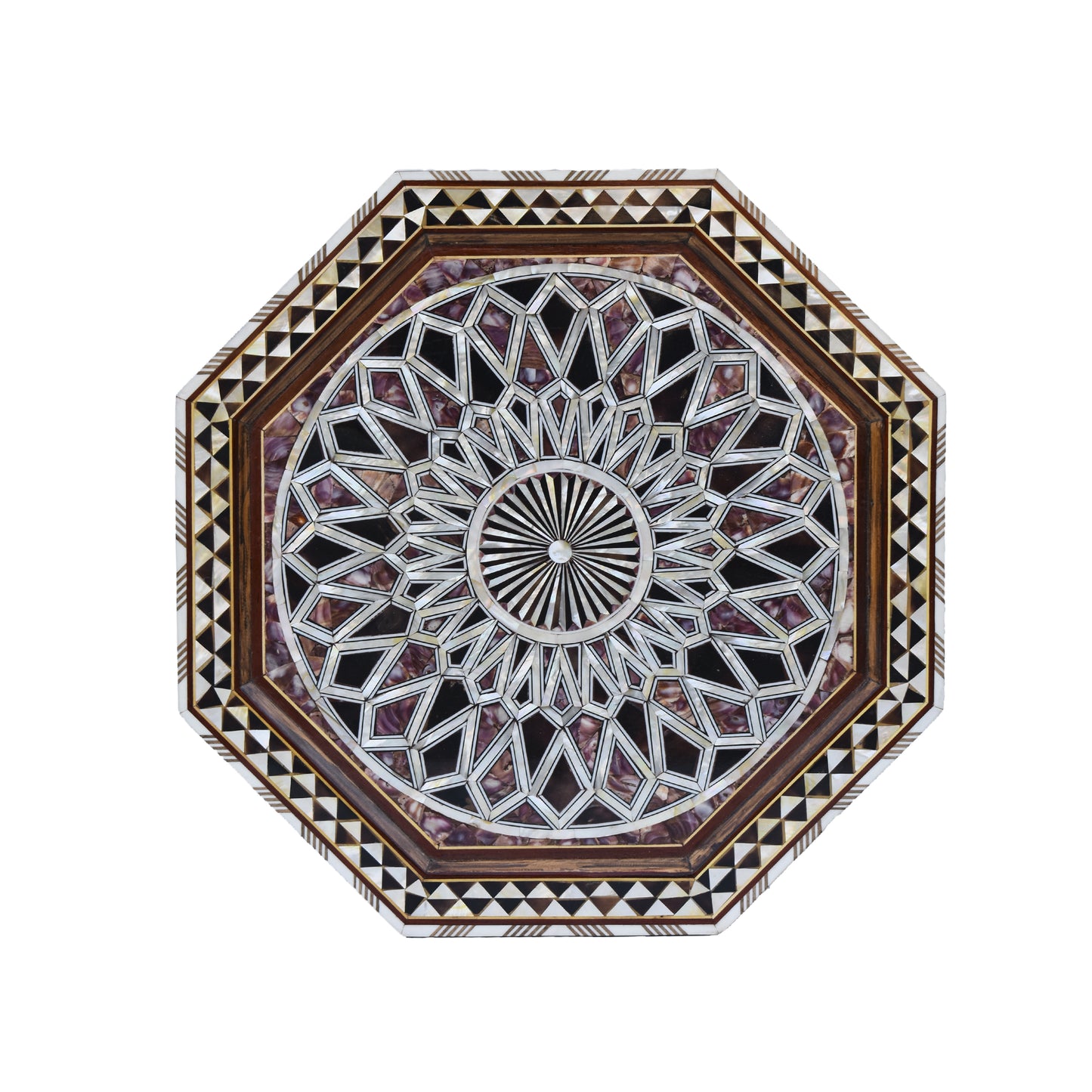 Authentic Syrian Artisan Coffee Table with Mother of Pearl Inlays