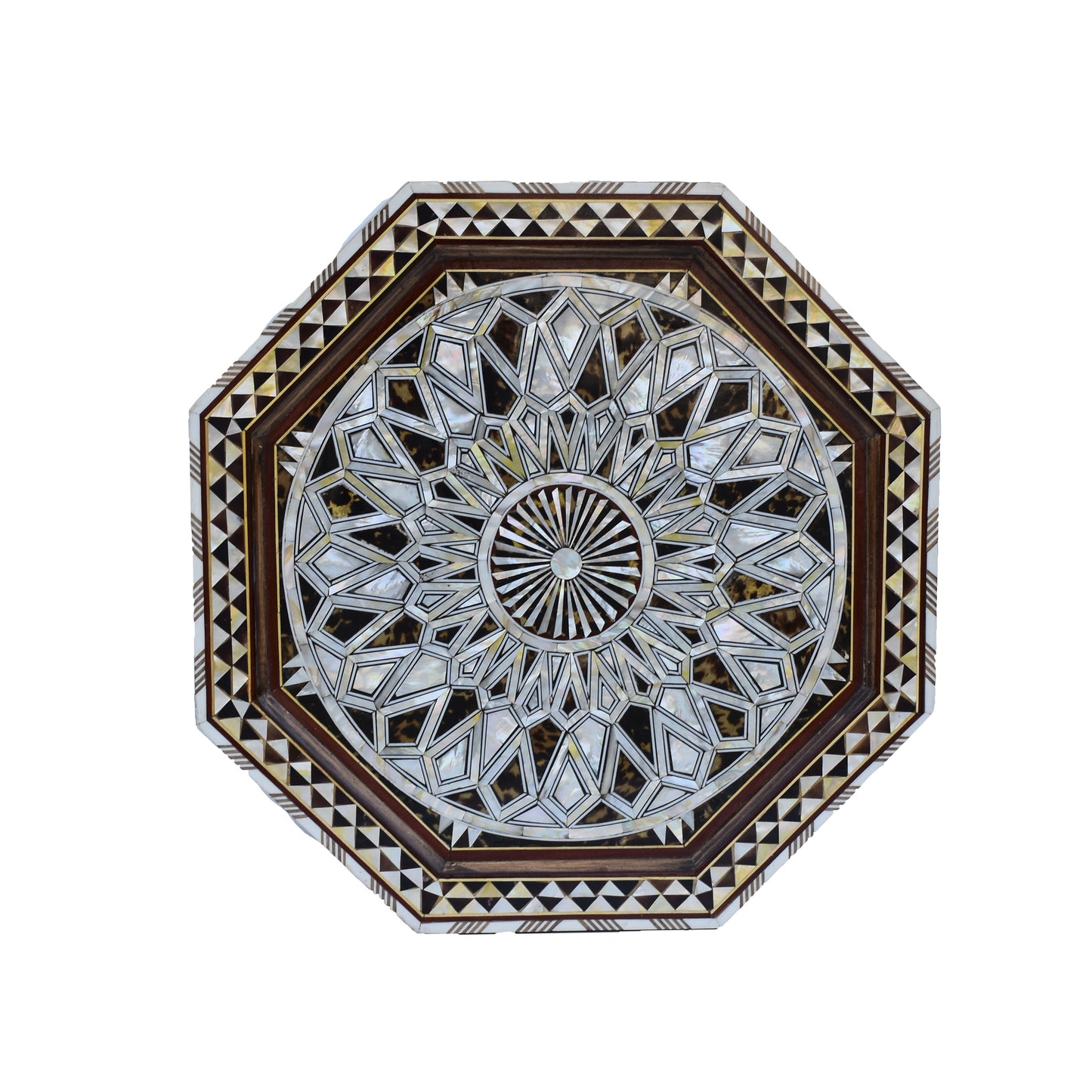 Authentic Arabesque Design Syrian Artisan Coffee Table