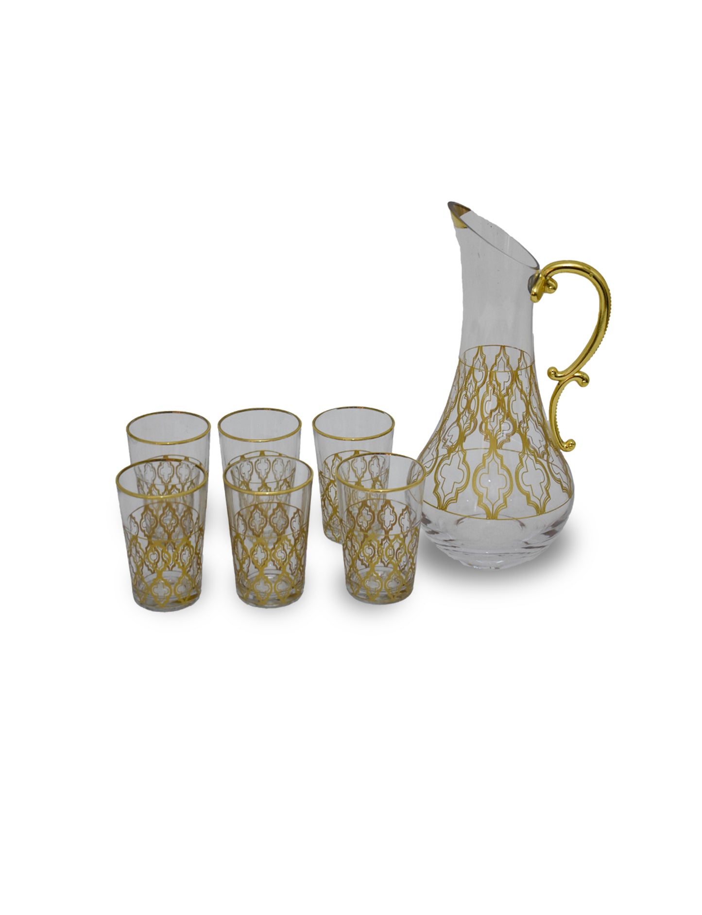 Handcrafted Turkish Glass Water Jar
