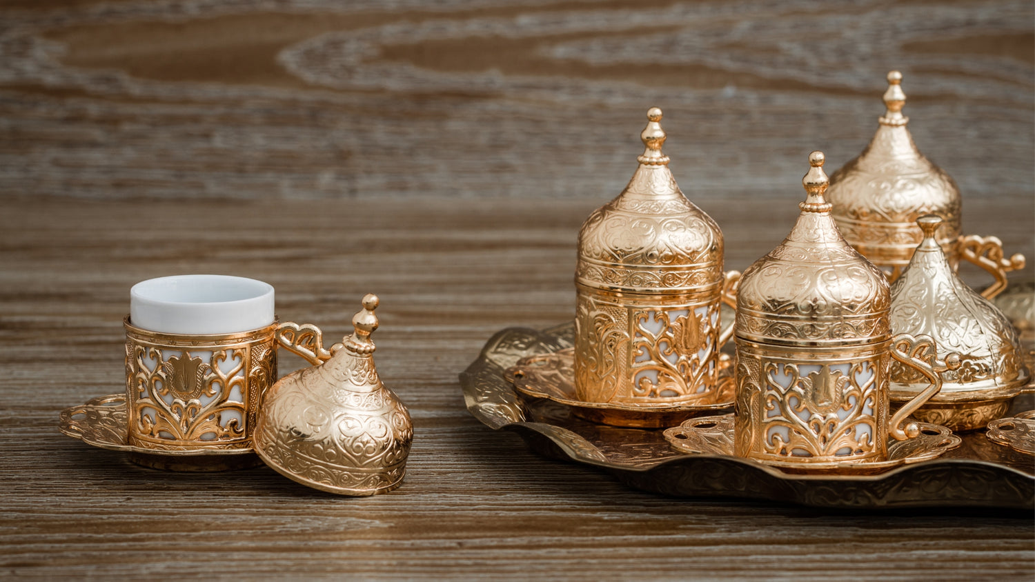 Ottoman Turkish Coffee Sets A Traditional Brewing and Serving Experie