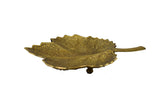 Hand-Etched Brass Leaf Dish