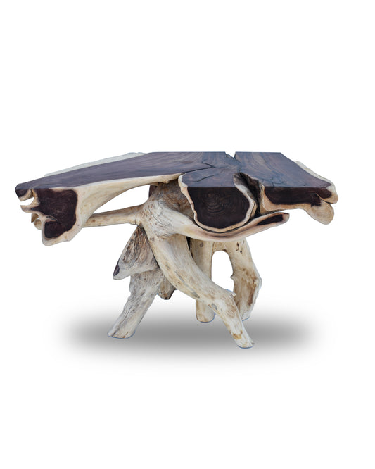 Natural Rosewood Root Console Table
