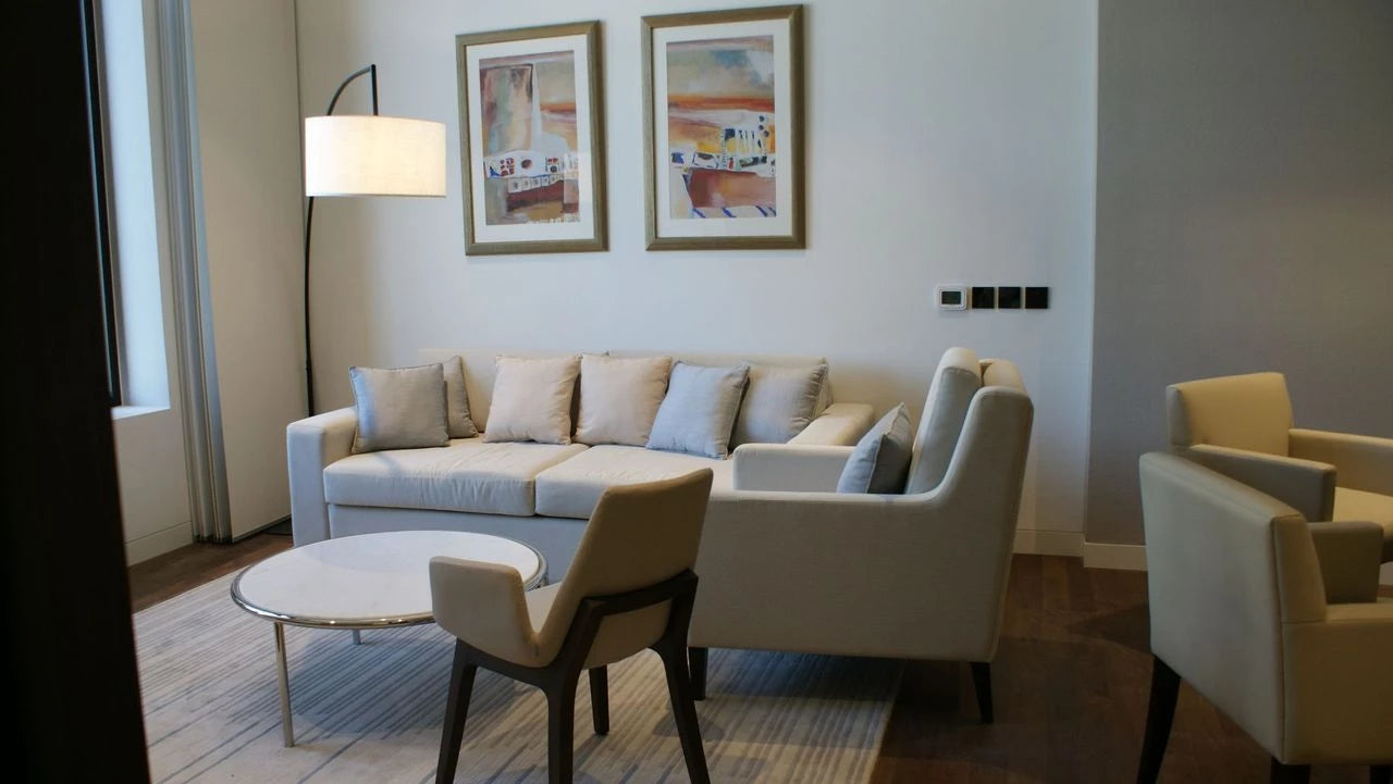Contemporary Furnitures by Tarrab in Marriott La Ville Hotel Suite, City walk Dubai