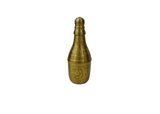 Vintage Hand-Engraved Brass Bottle Decanter