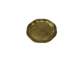 Hand-Engraved Brass Serving Tray