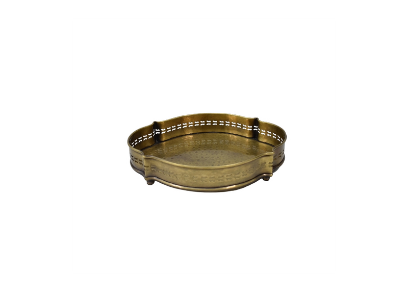Ornate Brass Serving Tray
