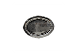 Hammered Brass Oval Serving Tray