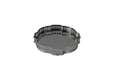 Brass Tray with Ornate Geometric Border
