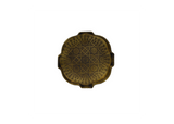Brass Tray with Ornate Geometric Border