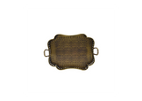 Handcrafted Brass Scalloped Tray