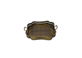 Handcrafted Brass Scalloped Tray