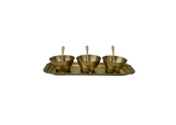 Brass Dipping Bowl Set