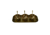Brass Dipping Bowl Set