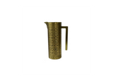 Hand-Etched Brass Water Pitcher