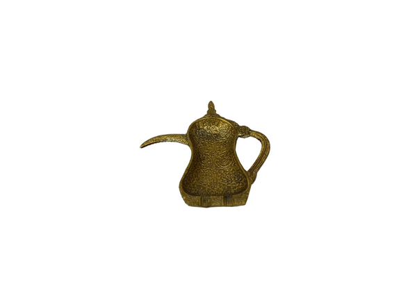 Hand-Carved Brass Dallah