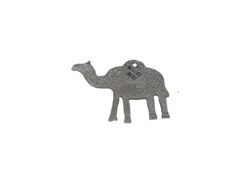 Hand-Carved Brass Camel - Decorative Candy Holder