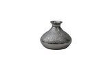 Engraved Brass Small Pot - Decorative Round Vessel
