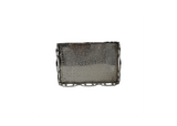 Rectangular Brass Serving Tray with Handles