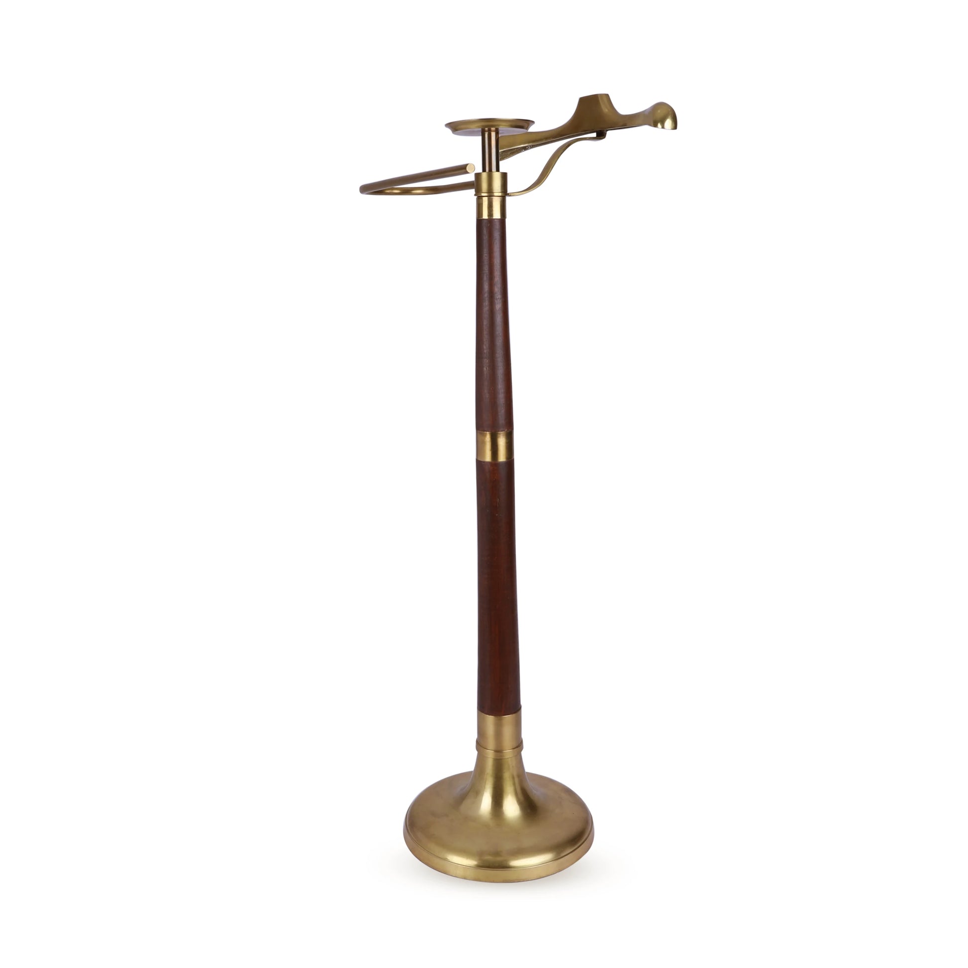 Angled View of Adjustable Coat suit Stand