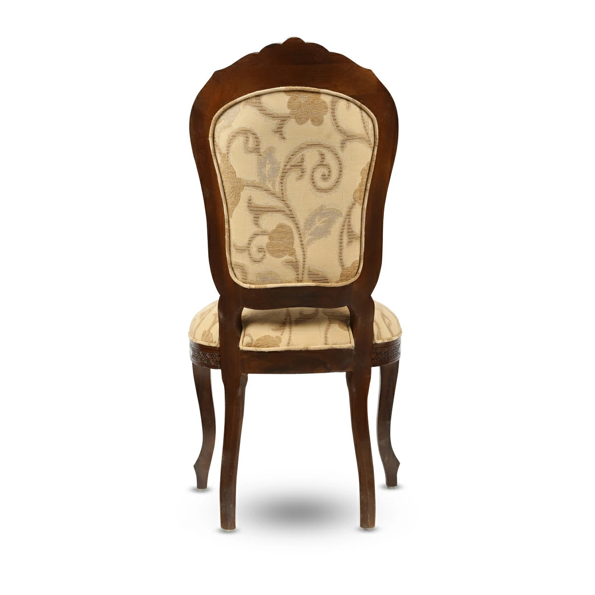 Back View of Antique Short Back Syrian Chair