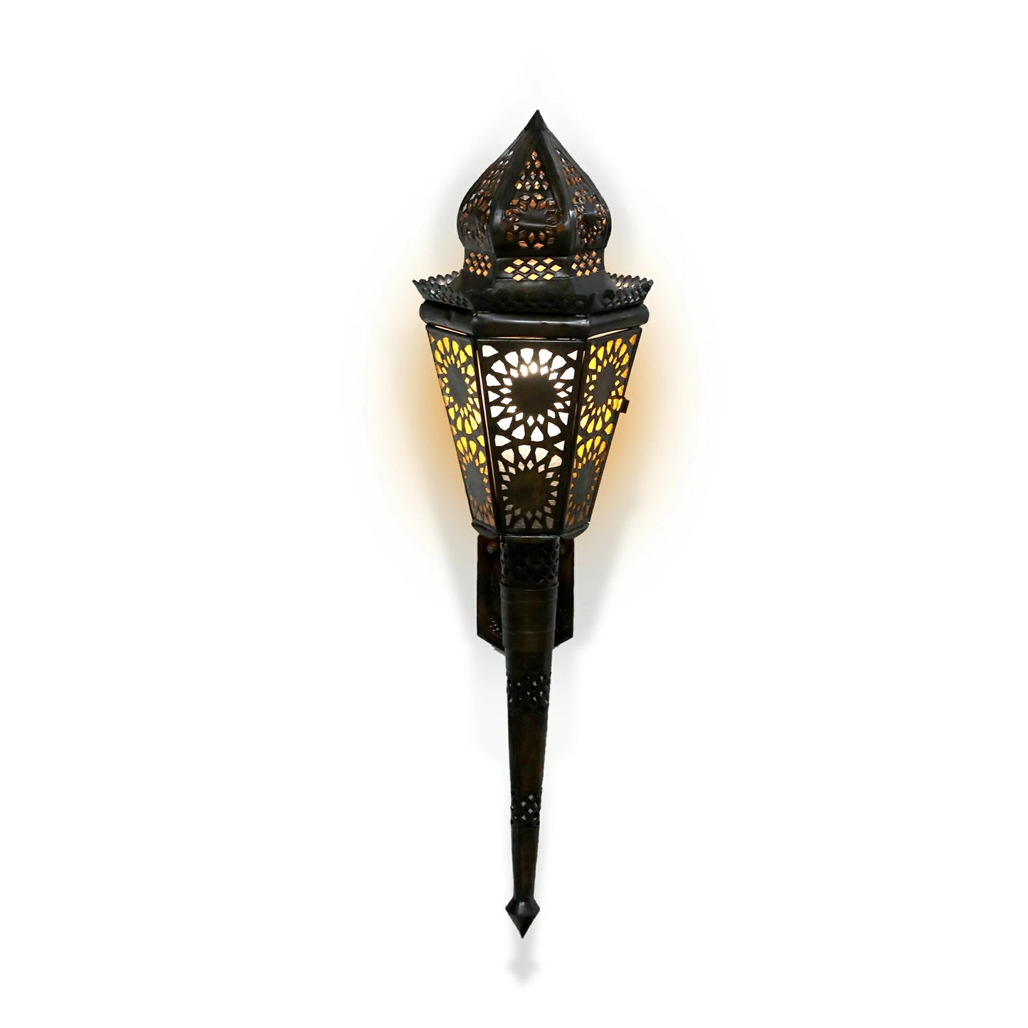 Arabian Style Outdoor Wall Bracket Lantern 