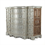 Angled Side View of Arabian Multi Drawer Console