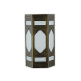Front View of Arched Syrian Wall Lamp