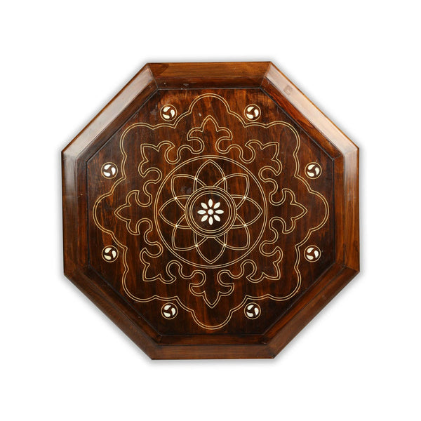 Top View of Artistic Ornate Coffee Table