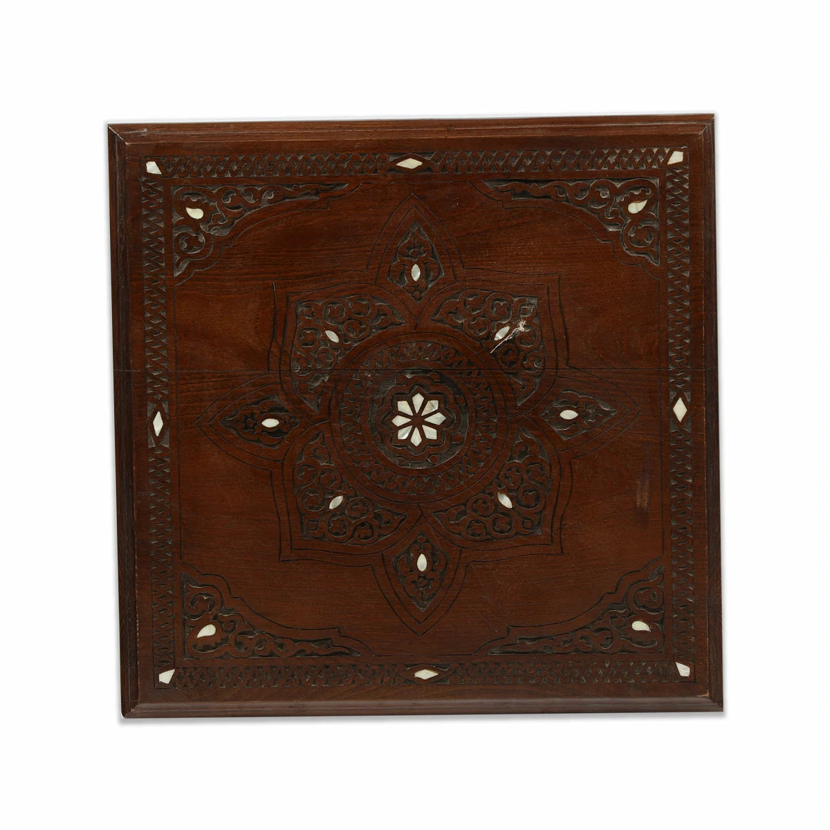 Top View of Artistic Square Top Coffee Table