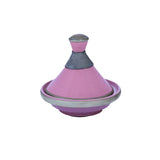 Front view of Bell Like Pink Moroccan Tagine