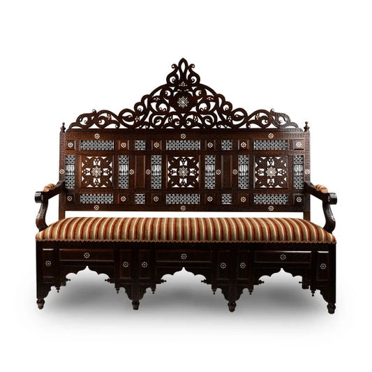 Handmade Mother of Pearl Inlaid Mediterranean Sofa for Lounges / Majilis