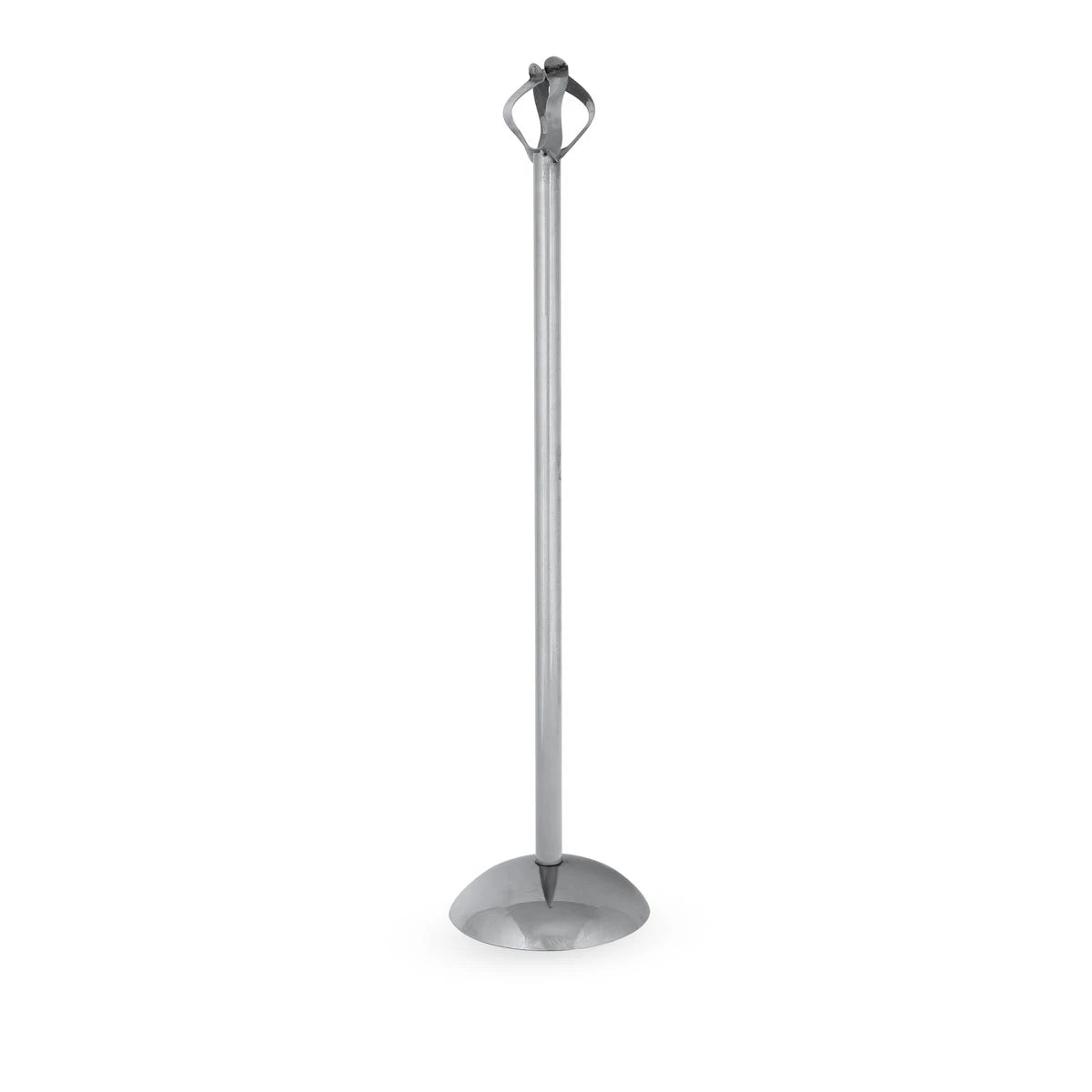 Glossy Silver Brass Metal Place Card Holder