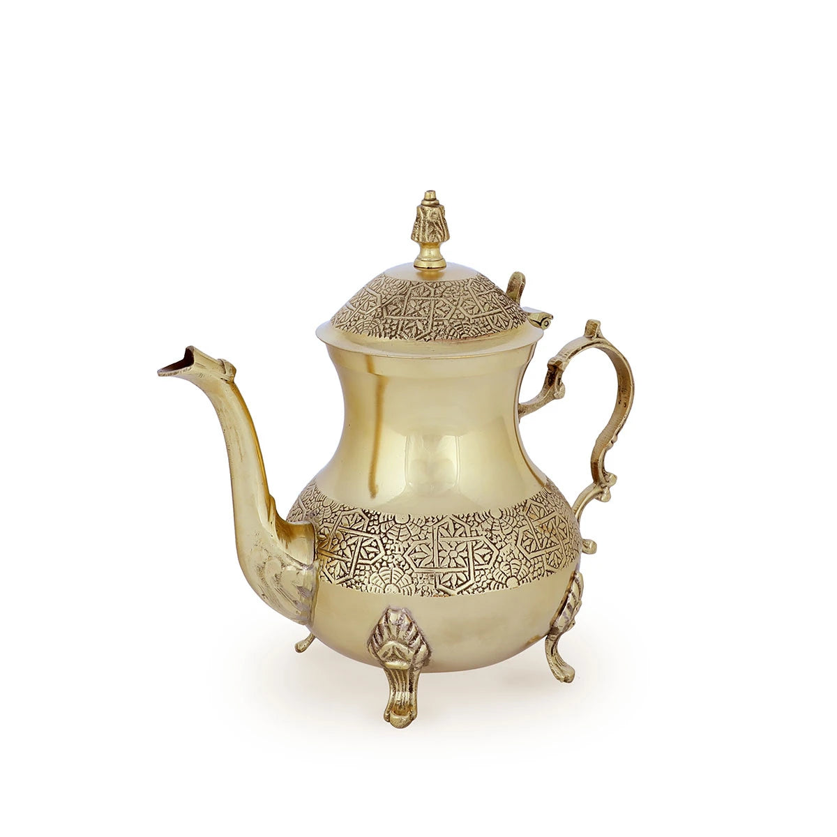 Vintage Moorish Brass Teapot