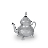 Handmade Moroccan Teapot Carved w/ Traditional Art Patterns, BRASS