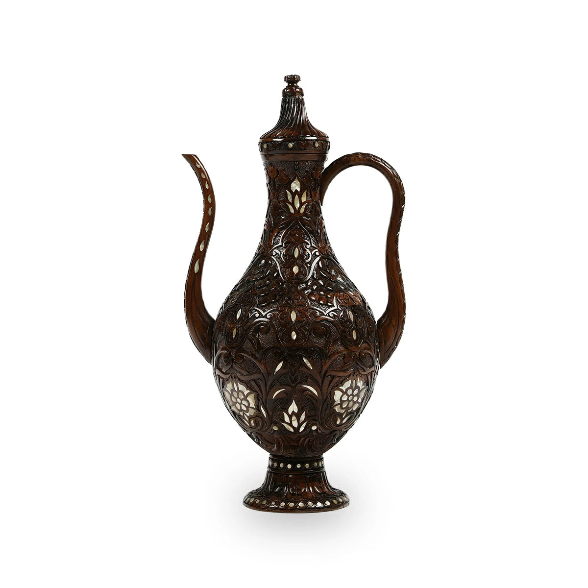 Classic Hand-Carved Syrian Decorative Jar