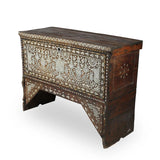 Early 20th Century Syrian Mother of Pearl inlaid Wooden Console