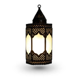 Convertible Open Brass Cutwork Moroccan Floor Lamp 