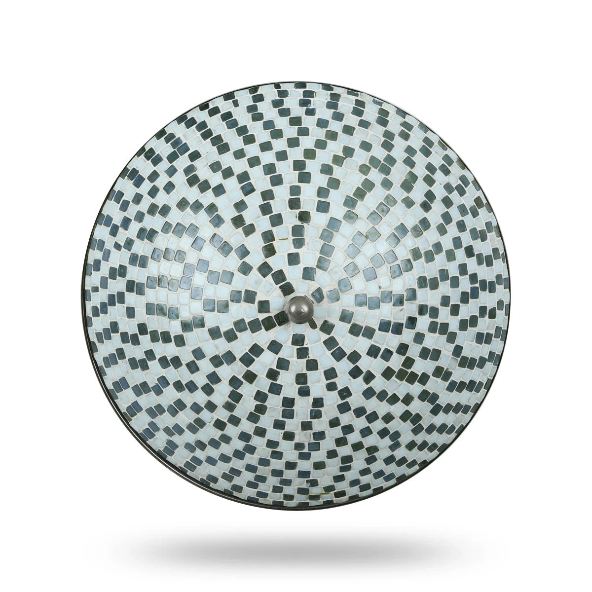 Front View of Customized Mosaic Ceiling Light
