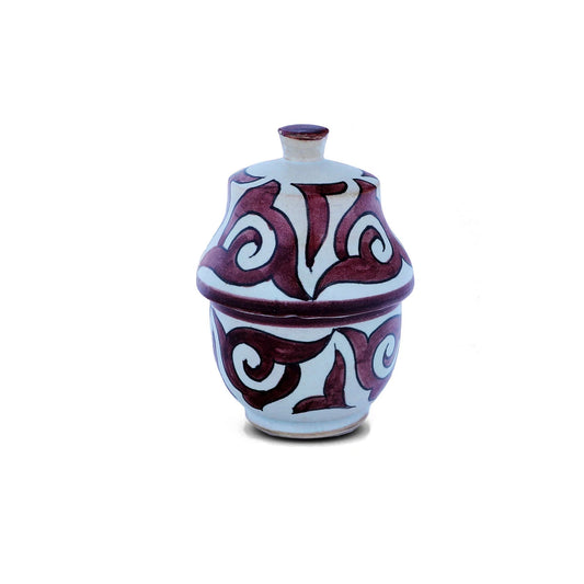 Traditionally Handmade Moroccan Pottery Decorative Jar
