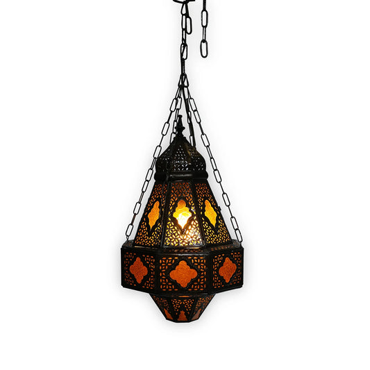 Traditional Moroccan Accent Large Ceiling Light Pendant
