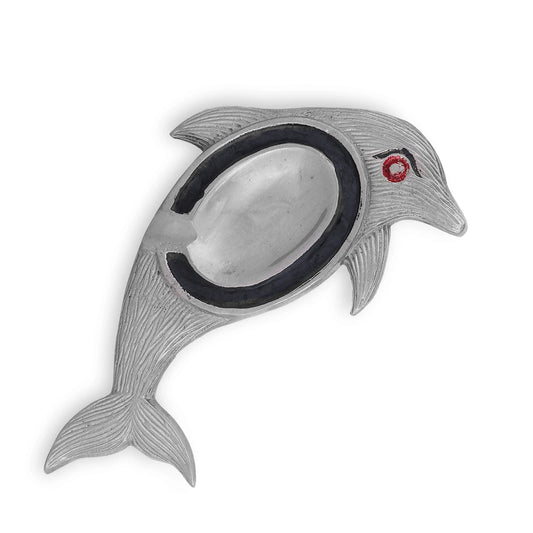 Handmade Dolphin Shaped Brass Metal  Ashtray 
