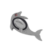 Top Angled View of Dolphin Shaped Ashtray