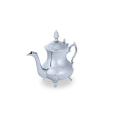 Angled View of Floral Pattern Embossed Teapot