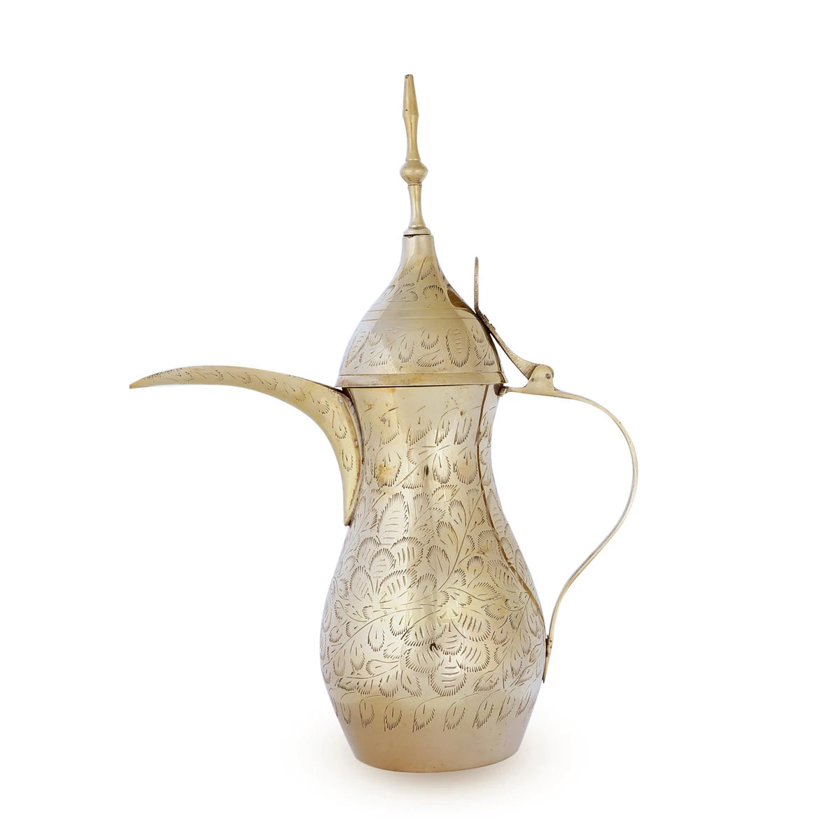 Handmade Antique Arabian Artisan Coffee Pot / Emirati Dallah Pot