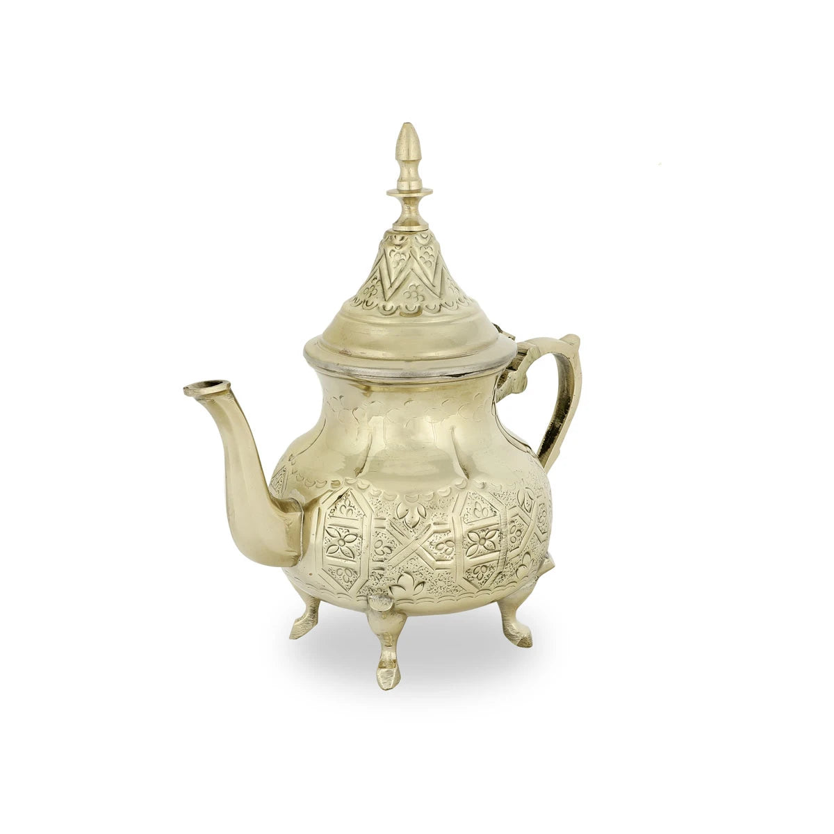 Early 20th Century Antique Moroccan Brass Metal Teapot