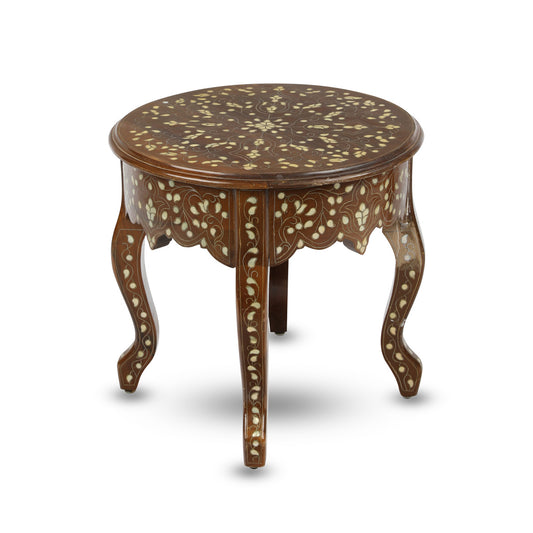 Angled Top View Handmade Syrian Accent Coffee Table