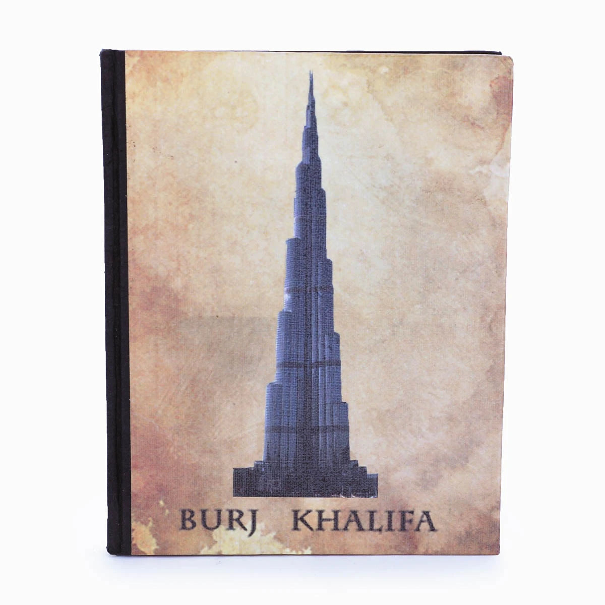 Top View of Hard Cover Burj Khalifa Diary Notebook