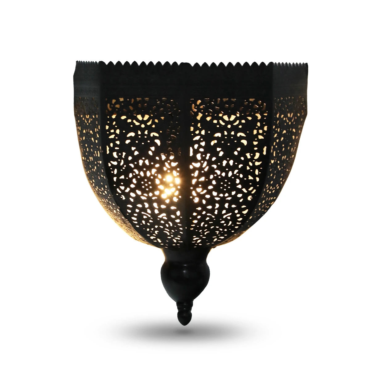 Small Inverted Light Buy Perforated Brass Metal Inverted Dome Wall Light - Tarrab