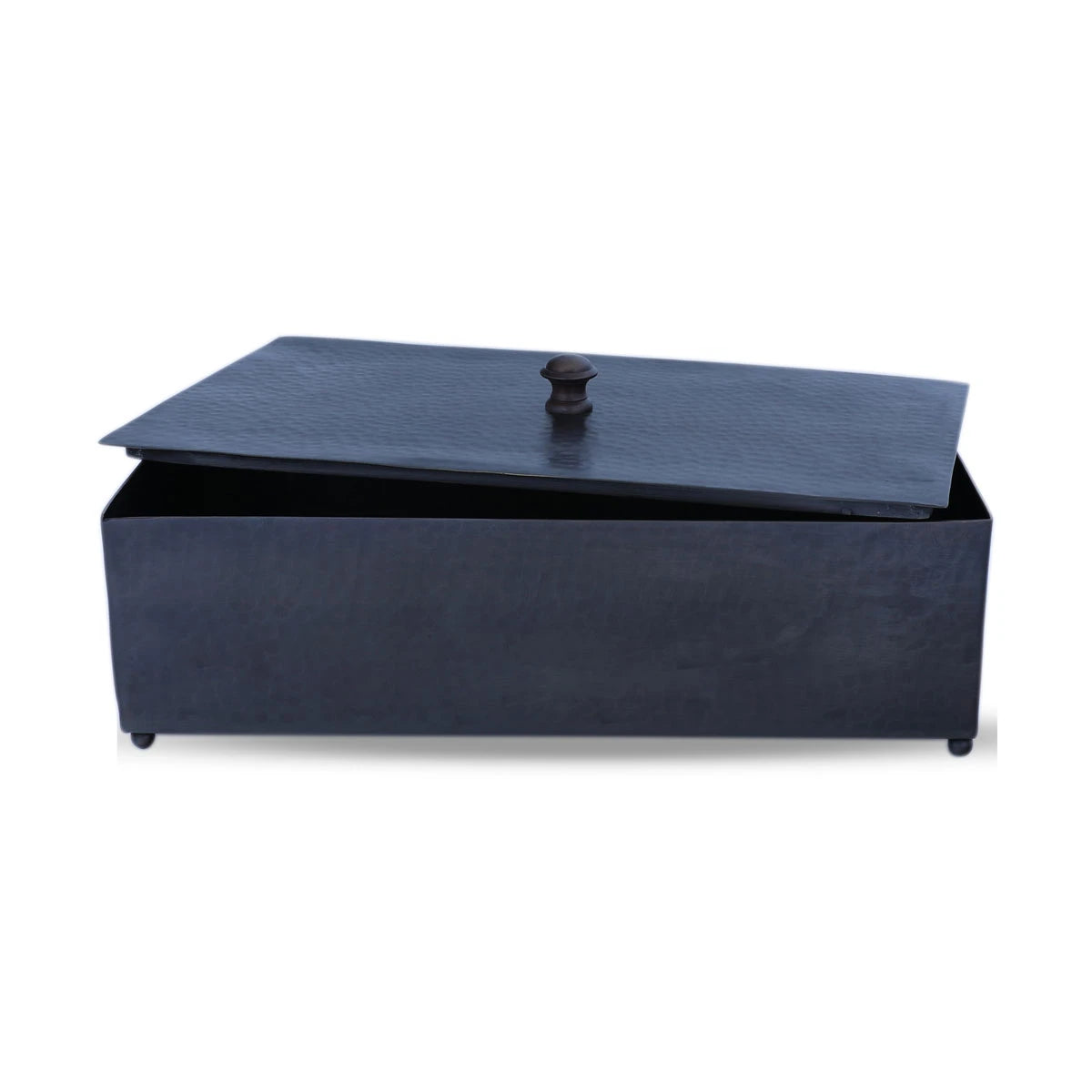 Close Up View of Metallic Amenity Box