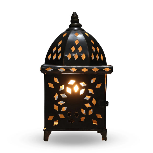 Front View of Moroccan Hurricane Lantern